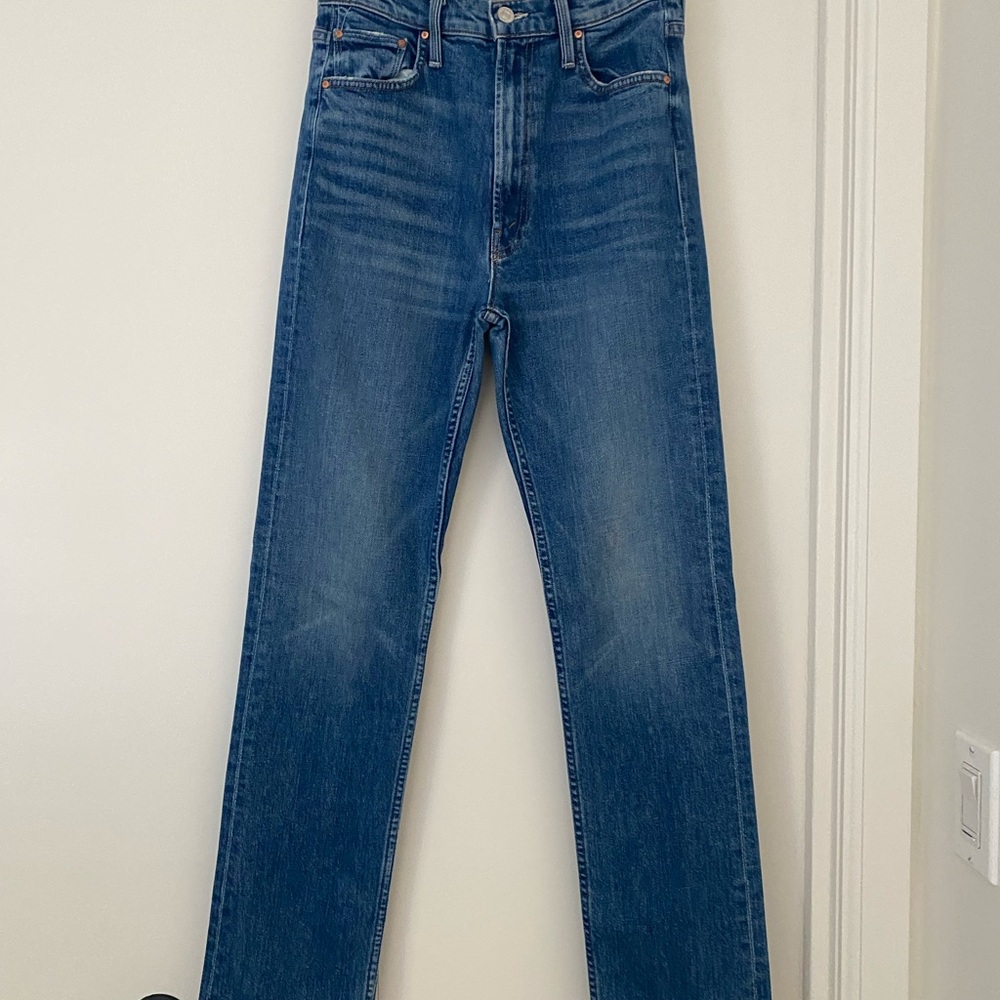 MOTHER high waisted rider skimp Jeans
